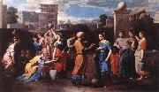 POUSSIN, Nicolas Rebecca at the Well st France oil painting reproduction